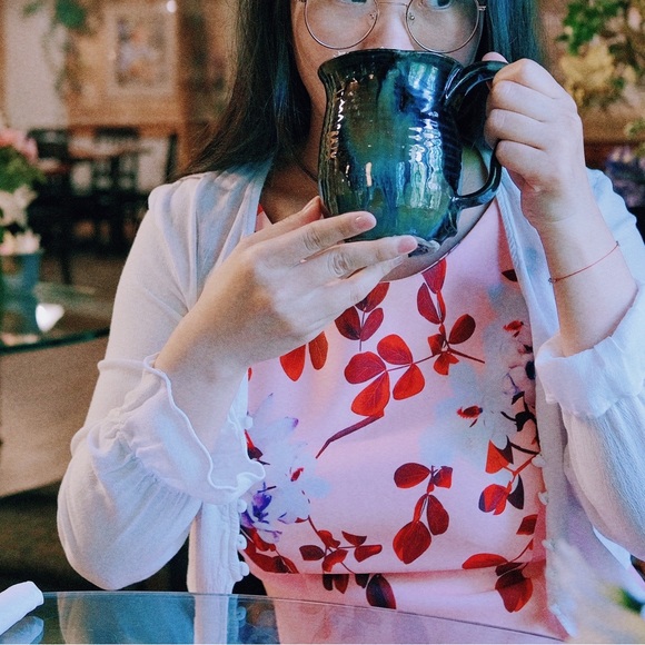 Pink floral great material dress size:4 - Picture 8 of 11